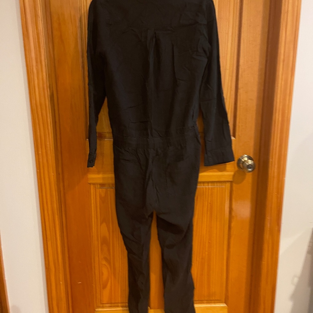 Anthropologie Charcoal/Black Jumpsuit